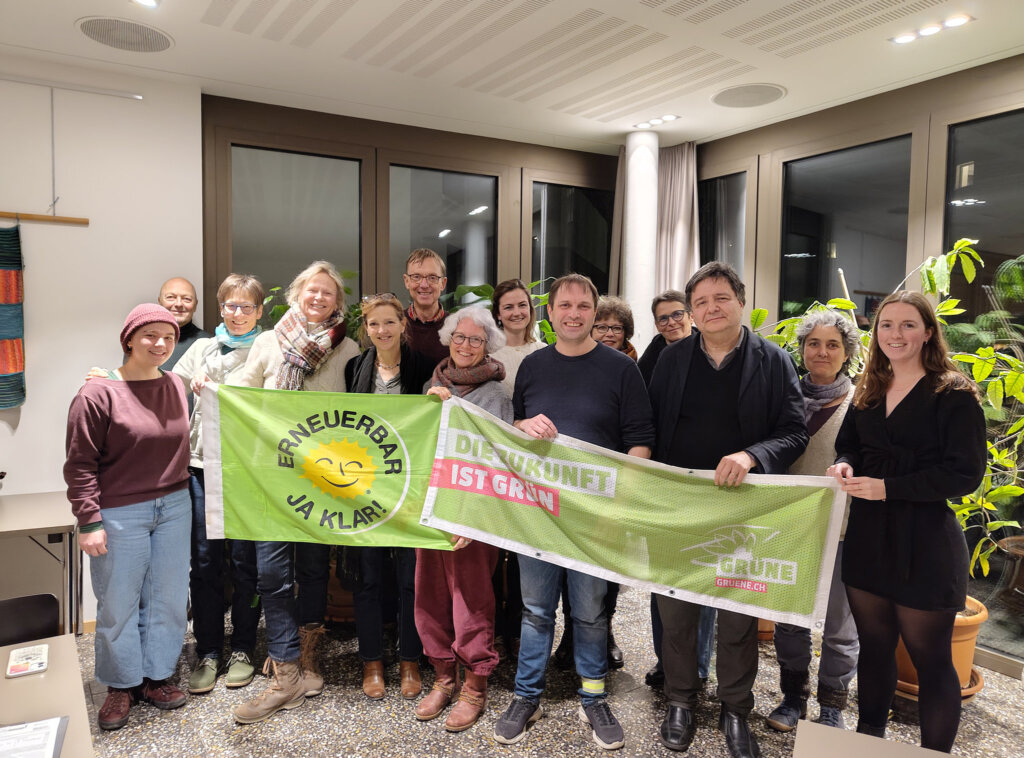 Einige Kandidierende der Liste 5 der Grünen an der MV im Dezember 2025