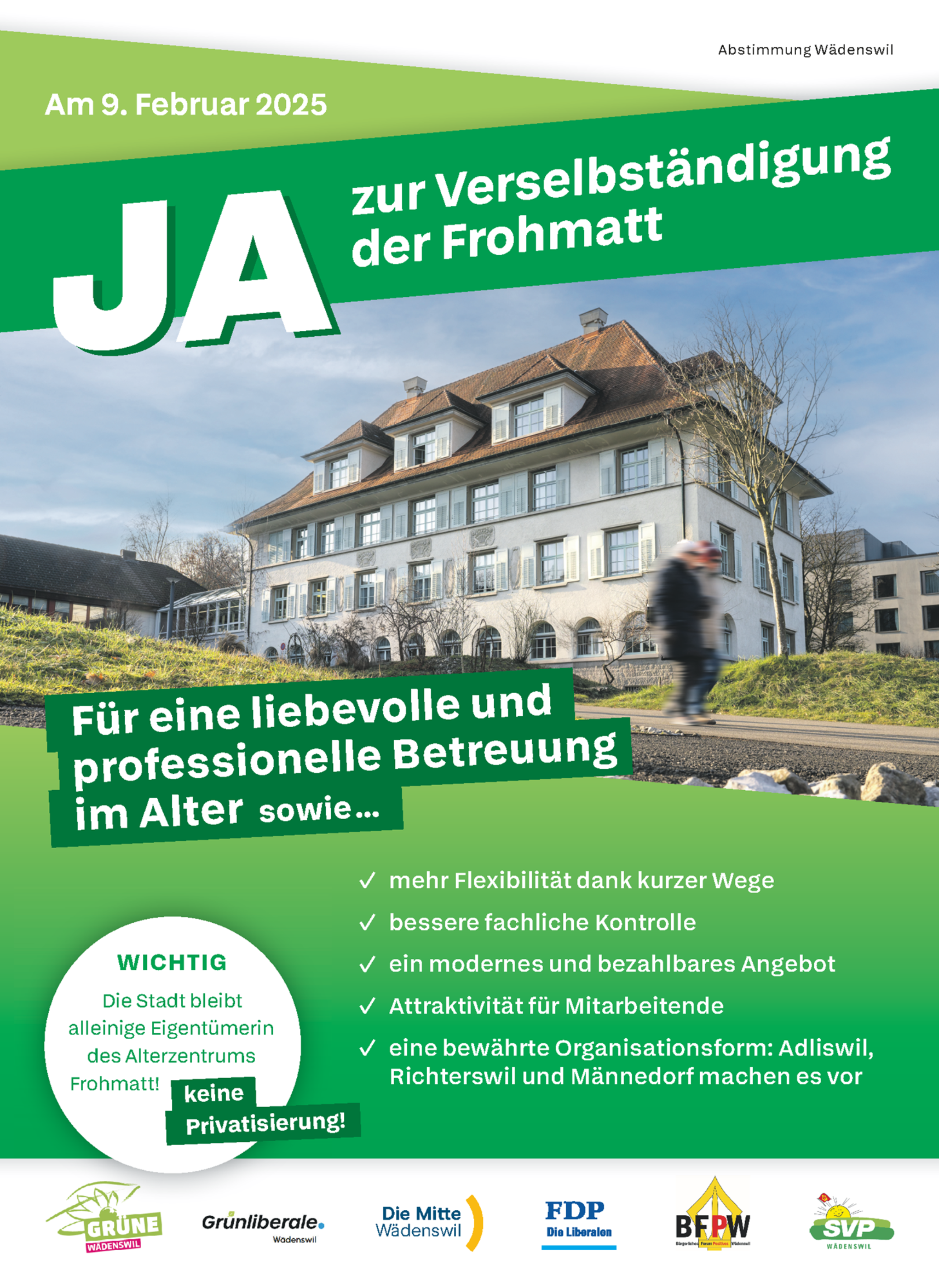 JA zur Frohmatt - fit für die Zukunft